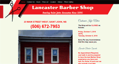 Desktop Screenshot of lancaster-barber.com