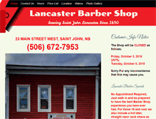 Tablet Screenshot of lancaster-barber.com